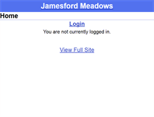 Tablet Screenshot of jamesfordmeadows.hoaspace.com