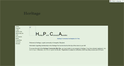 Desktop Screenshot of heritage.hoaspace.com