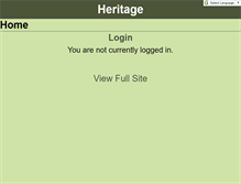 Tablet Screenshot of heritage.hoaspace.com