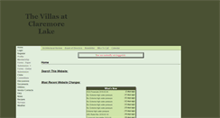 Desktop Screenshot of claremorelake.hoaspace.com