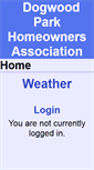 Mobile Screenshot of dogwoodhoa.hoaspace.com