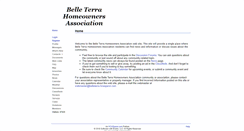 Desktop Screenshot of belleterra.hoaspace.com