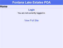 Tablet Screenshot of flepoa.hoaspace.com