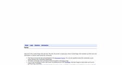 Desktop Screenshot of crystalridgehoa.hoaspace.com