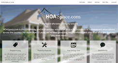 Desktop Screenshot of hoaspace.com