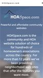 Mobile Screenshot of hoaspace.com